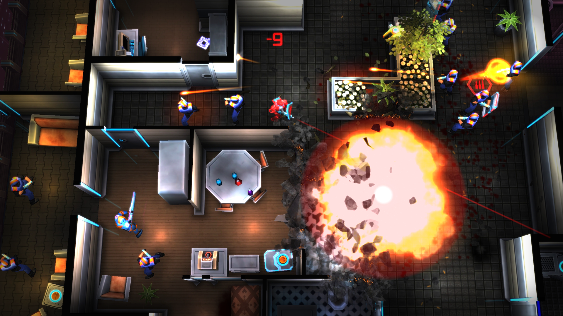 Neon Chrome Screenshot 1